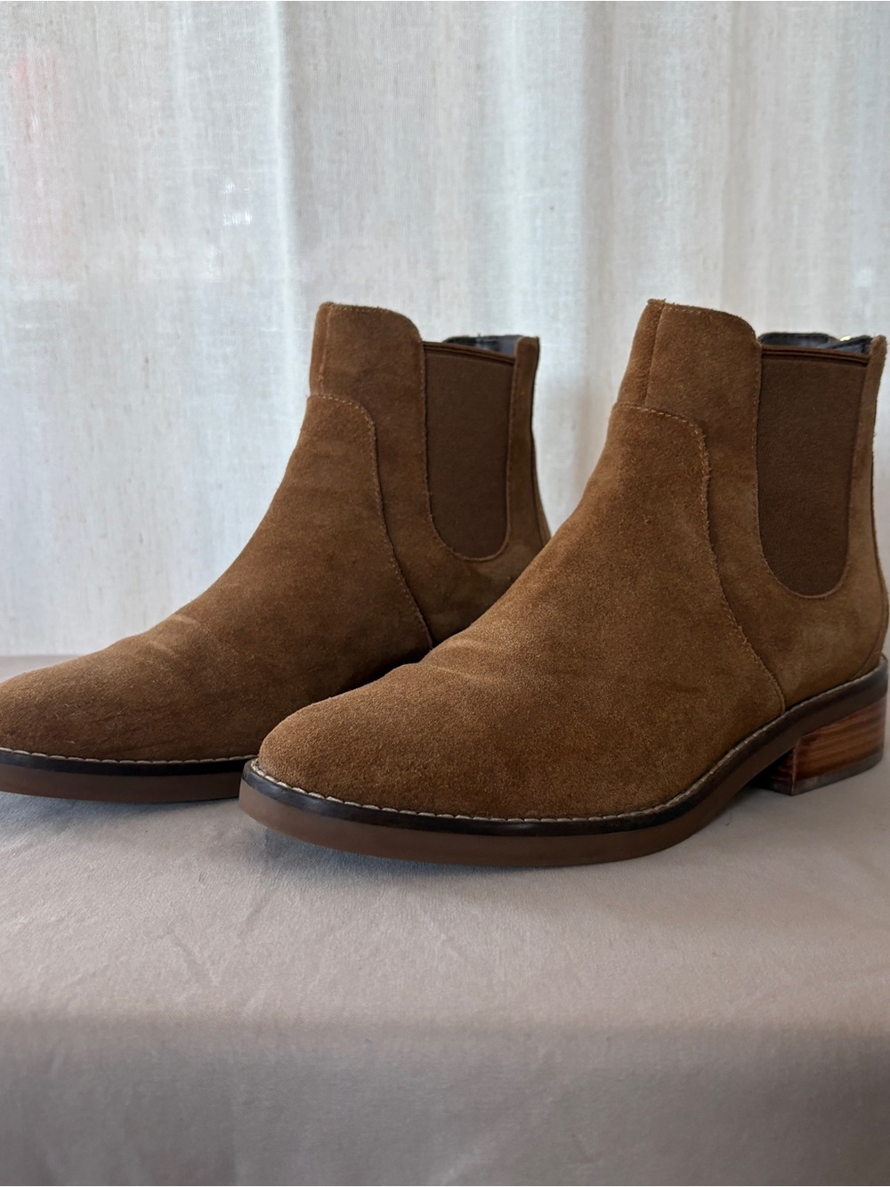 🍂 Cole Haan Reid WP Earthen Suede Chelsea Booties | 8.5